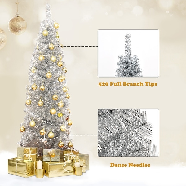 6F Pencil Christmas Tree Artificial Slim Tree