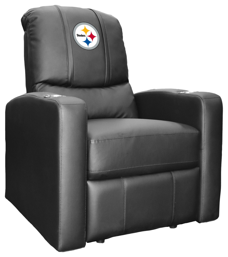 Pittsburgh Steelers Primary Man Cave Home Theater Recliner   Contemporary   Recliner Chairs   by DreamSeats LLC  Houzz