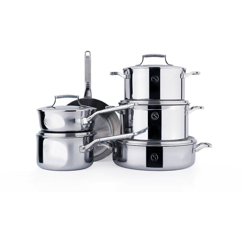 Saveur Selects Voyage Tri-Ply 11-pc. Cookware Set