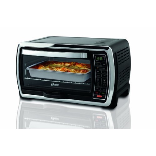 Oster Large Digital Countertop Convection Toaster Oven Black and Stainless Steel  Crowdfused