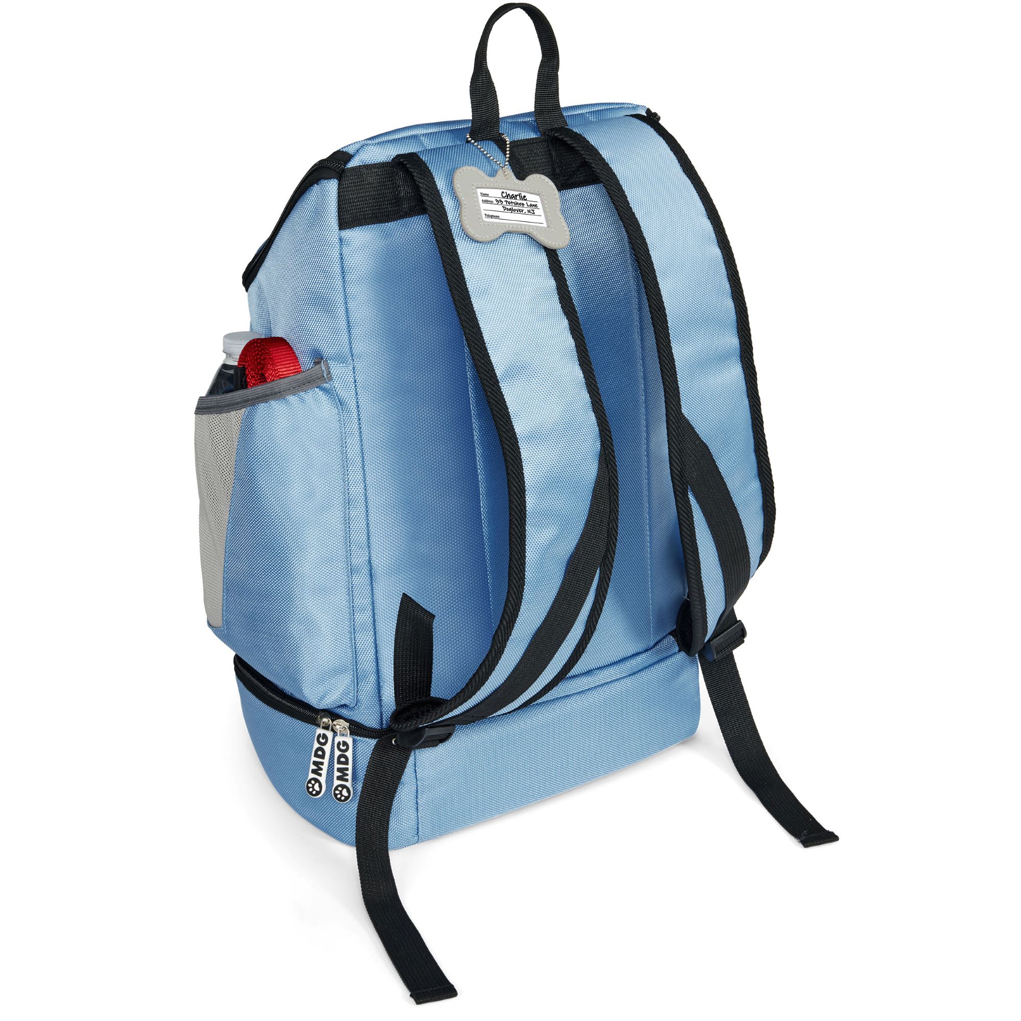 Mobile Dog Gear Blue Drop Bottom Backpack