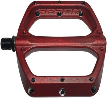 Spank Spoon DC Flat Pedals - Red