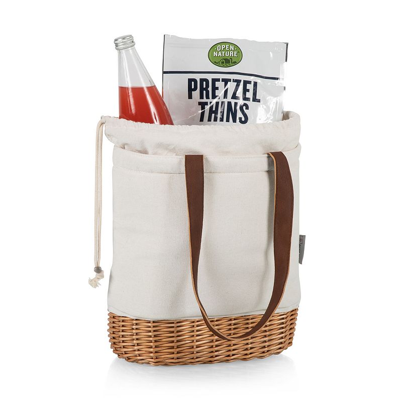 Picnic Time Pico Willow and Canvas Lunch Basket