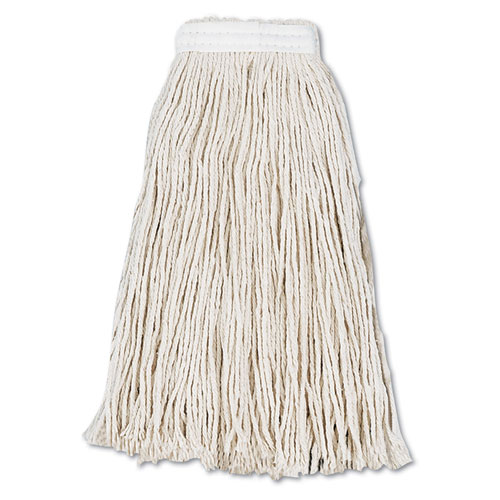 Boardwalk Cut-End Wet Mop Head | Cotton， #16， White， 12