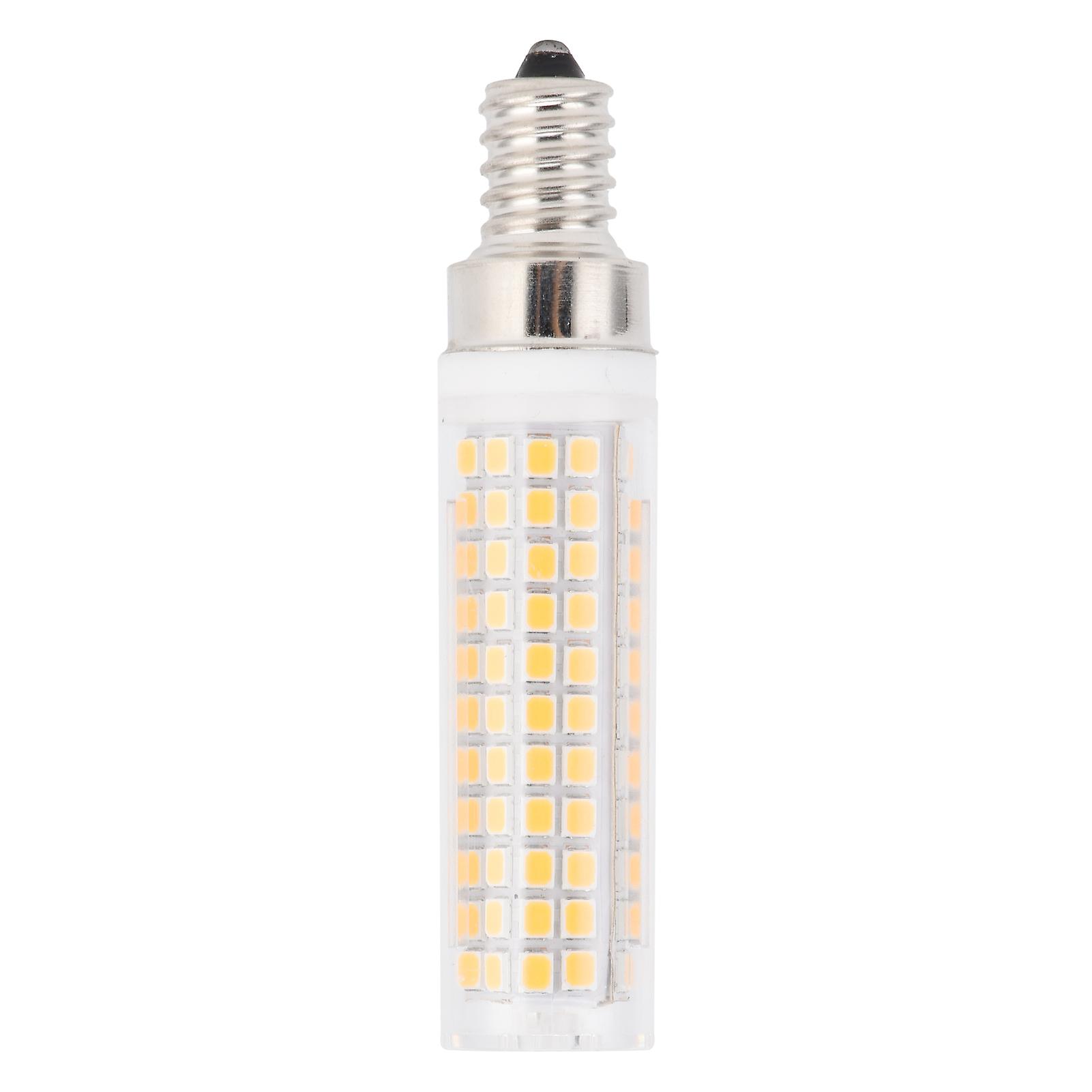 E12 Bulb LED Corn Lamp 1200LM 136LED Dimmable Bulb for Chandelier Ceiling Light Wall Lamp 110arm White