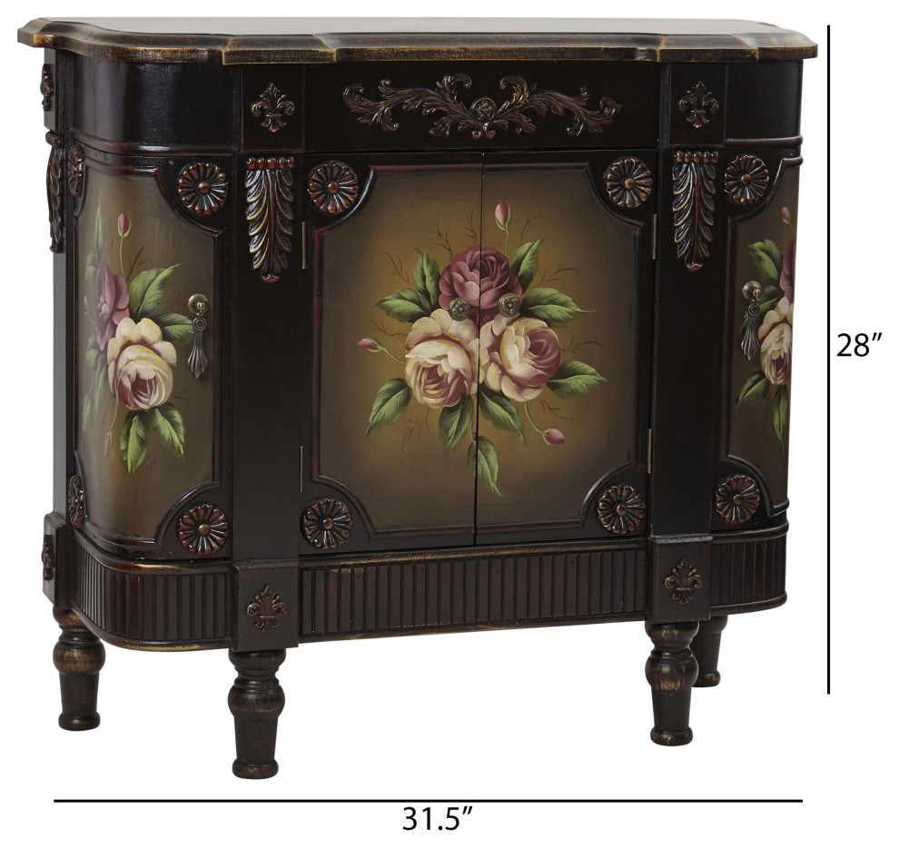 French Vintage Style Floor Cabinet   Victorian   Accent Chests And Cabinets   by Global Discount Store LLC  Houzz