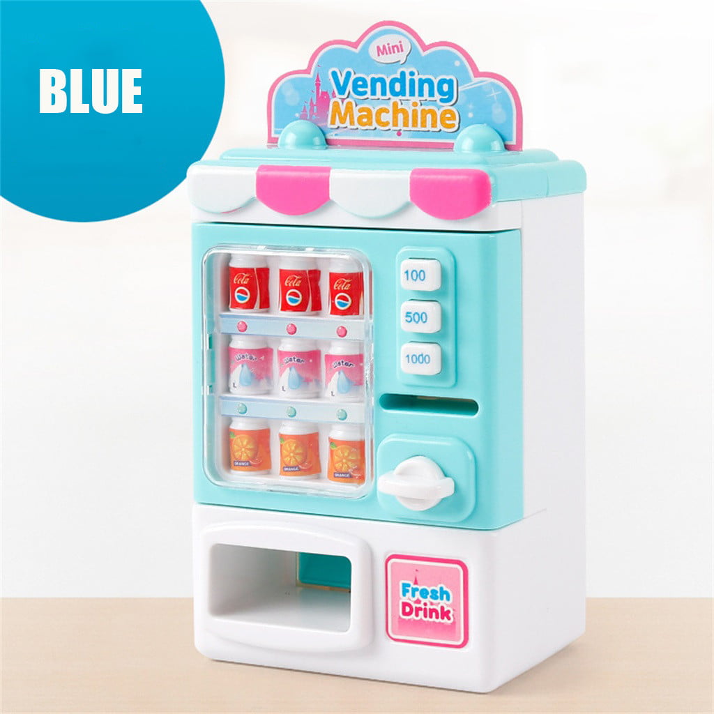 Tuscom Kids Toys Vending Machine Beverage Machine Simulation Home Shopping Set Toys