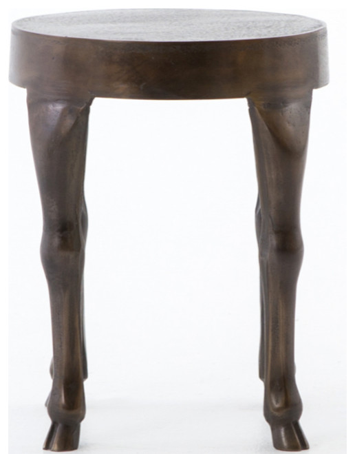 Howard Hoofed End Table   Eclectic   Side Tables And End Tables   by Marco Polo Imports  Houzz