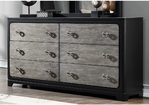 Astoria Black and Gray Dresser