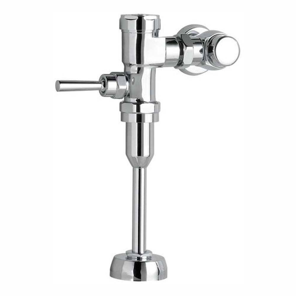 American Standard Ultima Manual FloWise 0.125 GPF Exposed Urinal Flush Valve in Polished Chrome for 0.75 in. Top Spud 6045013.002