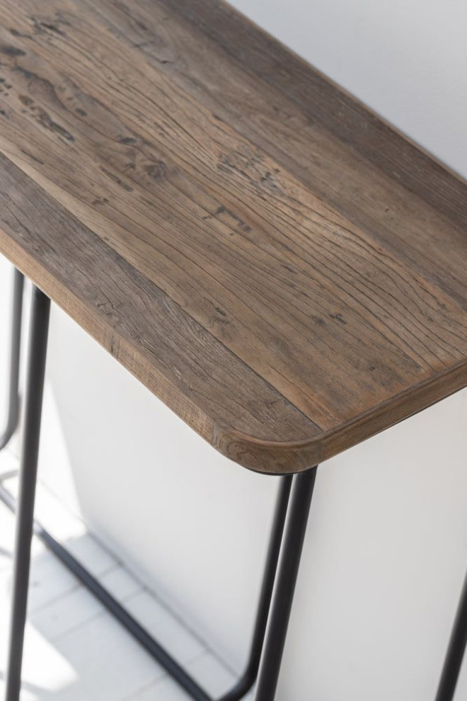 Preston Console  Brown   Industrial   Console Tables   by LH Imports  Houzz