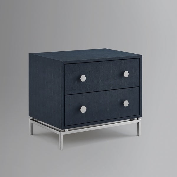 Jalynn 2 Drawers Side Table