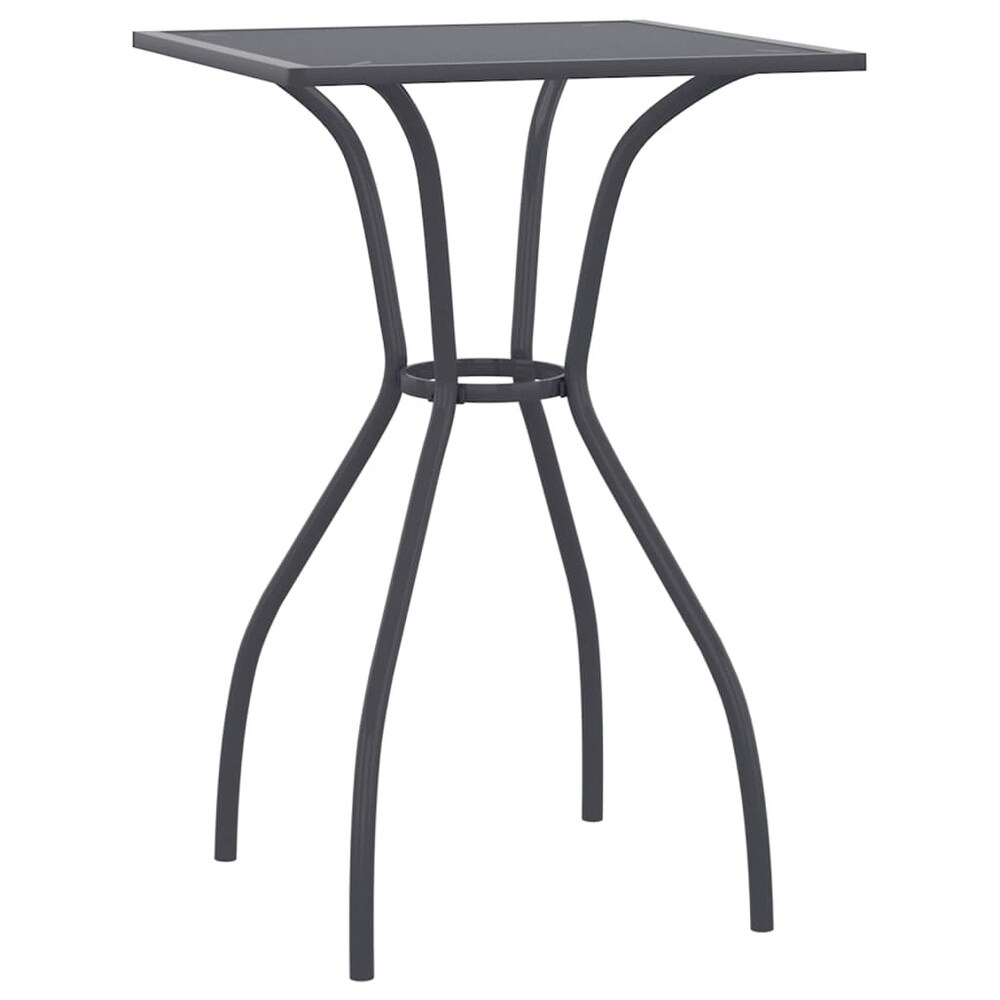 vidaXL Patio Table Anthracite 19.7\