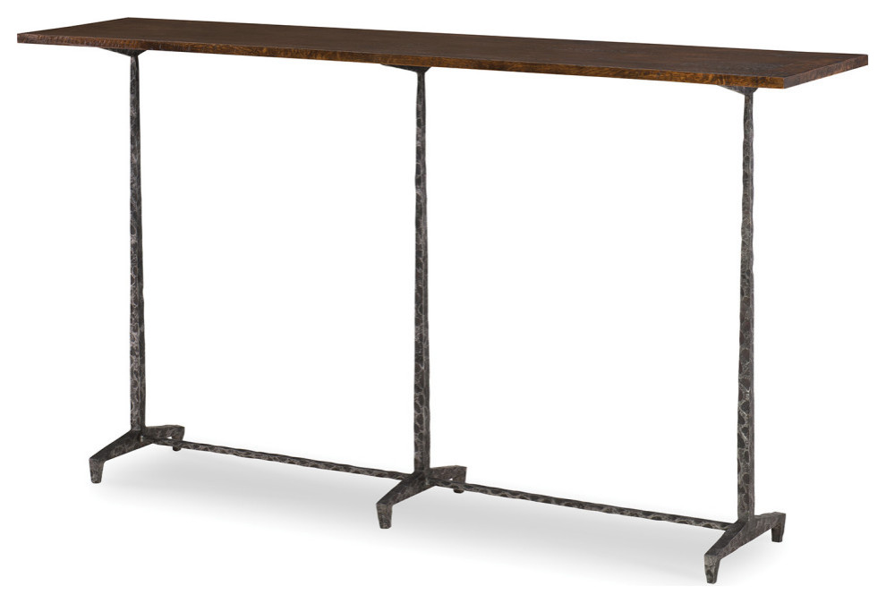 Realm Console Table   Industrial   Console Tables   by Maitland Smith  Houzz