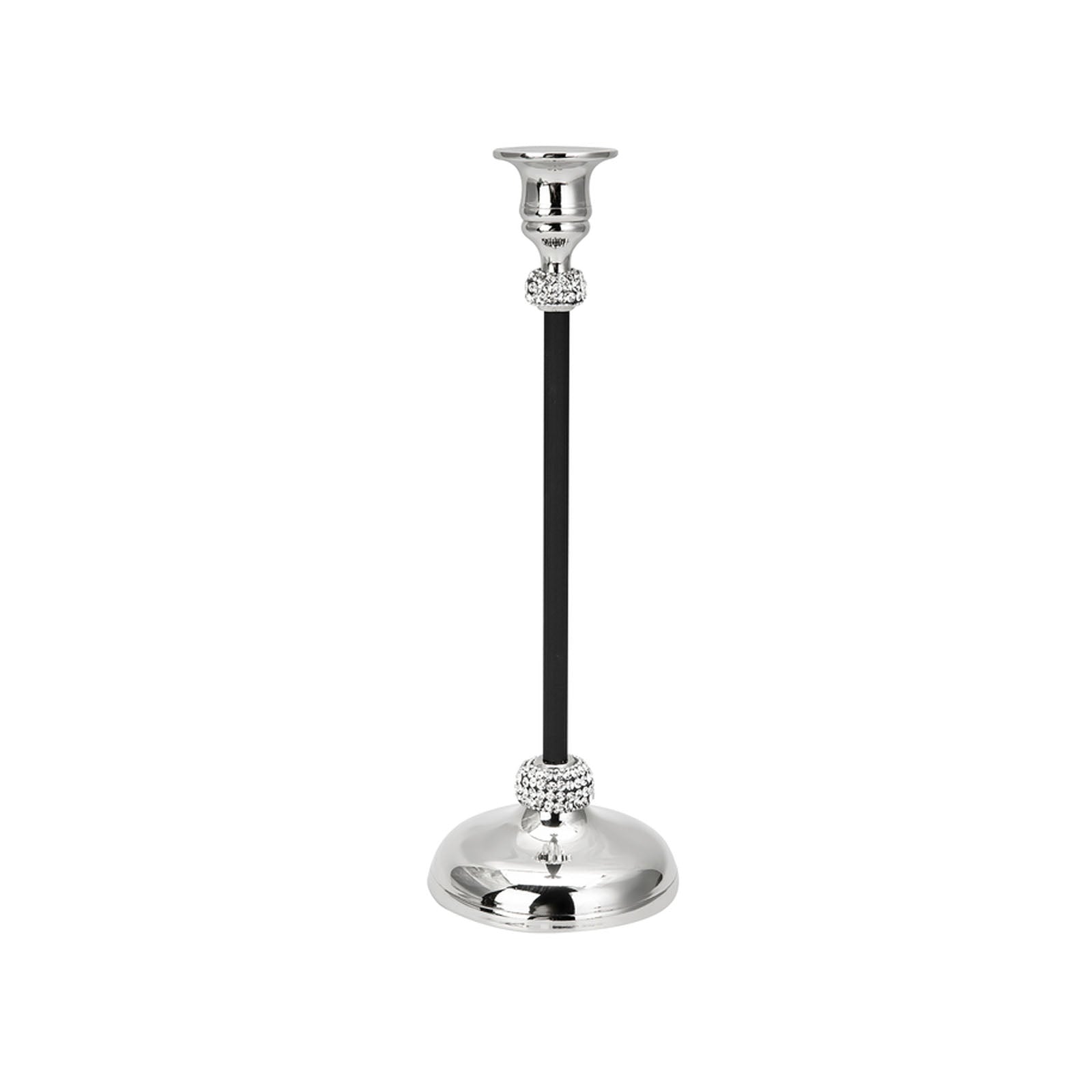 Karaca Black Taper Candle Holder 33 Cm 153.19.01.1185