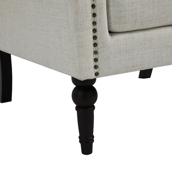 2 PACK Contemporary Accent Armchair with Nailheads Living Room Furniture