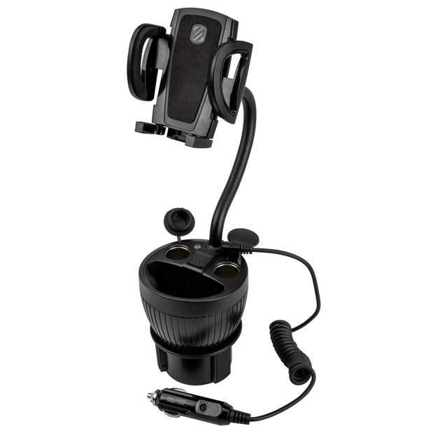 Scosche Power Hub Adjustable Cup Holder Mount Uh2pcup