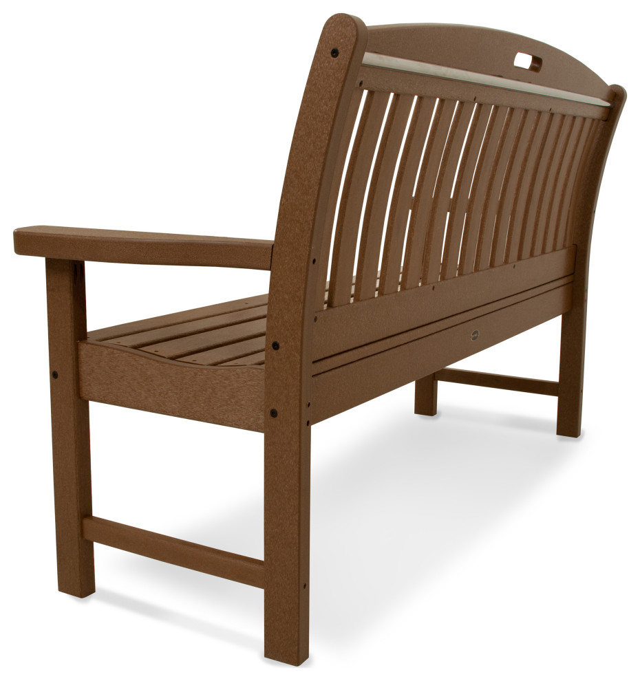 Polywood Nautical 60 quotBench   Transitional   Outdoor Benches   by POLYWOOD  Houzz