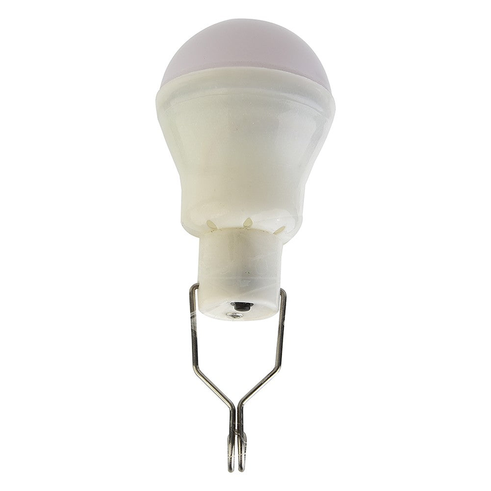 Hayafir Solar Powered Shed Light Bulb LED Portable Hang Up .3W Lamp Hooking Chicken Coop