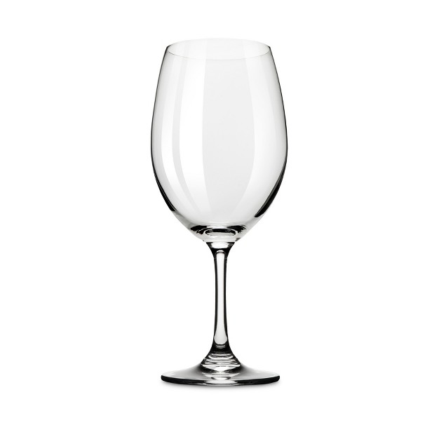 True St Julien Bordeaux Glasses Set Of 4 Stemmed Wine Glasses For Red And White Wine In Crystal Dishwasher Safe 18 Oz Clear