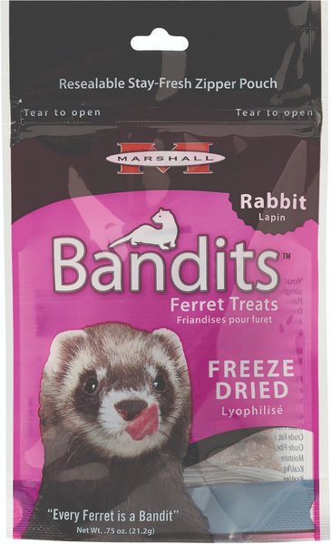 Marshall Bandits Freeze-Dried Rabbit Flavor Ferret Treats