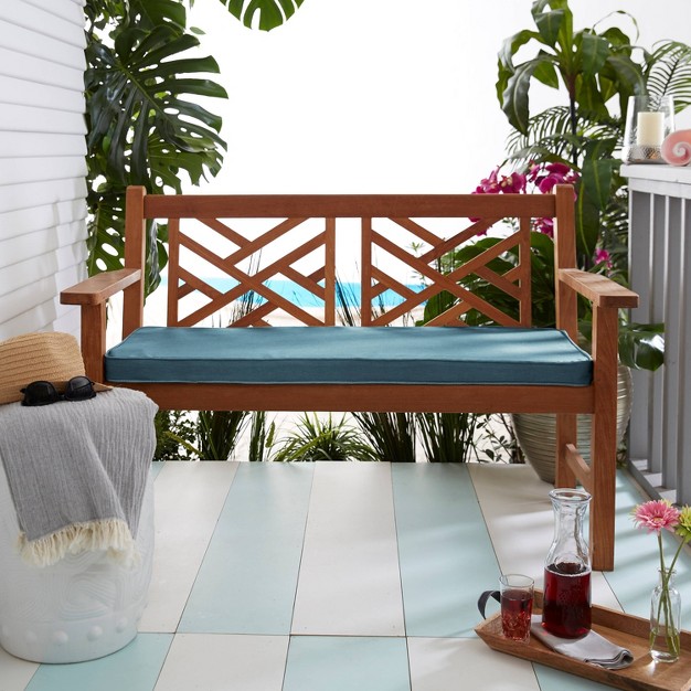 Sunbrella Indoor outdoor Corded Bench Cushion