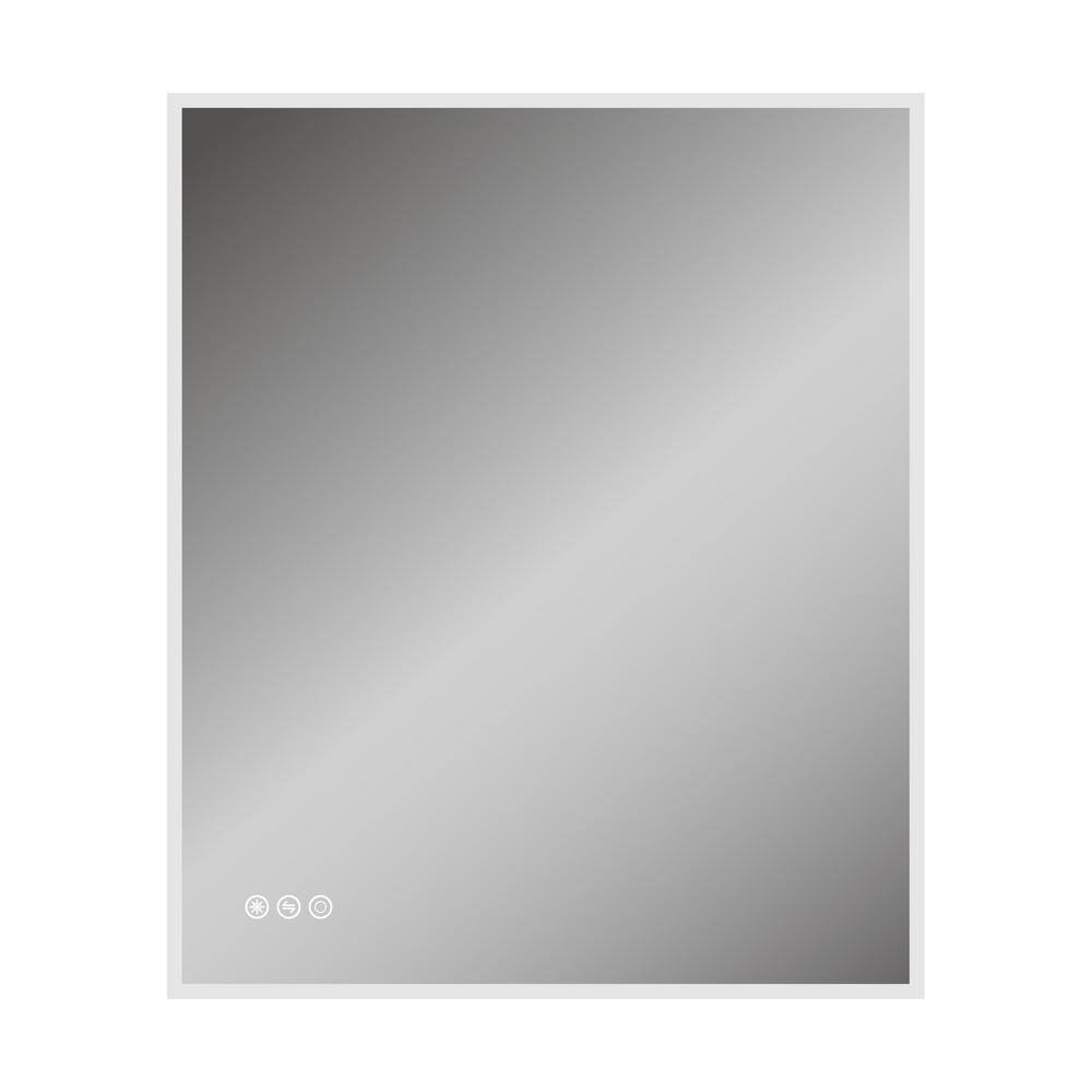 Boyel Living 30 in. W x 36 in. H Frameless Rectangular LED Light Bathroom Vanity Mirror KF-MC04-3036SF1