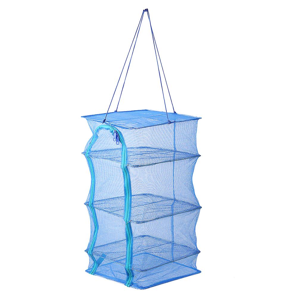 Collapsible Mesh Hanging Drying Rack Net Anti Fly Cage Dry Food Storage Carrying Bag(35cm )