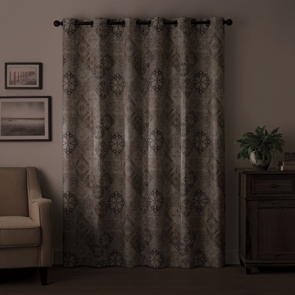 Eclipse Martina Medallion Absolute Zero Max Blackout Window Panel
