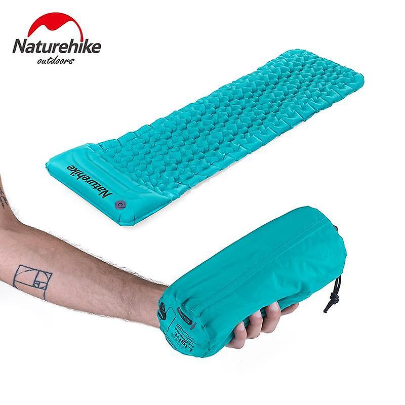 Blue Naturehike Outdoor Inflatable Cushion Sleeping Camping Mat Bag With Pillow