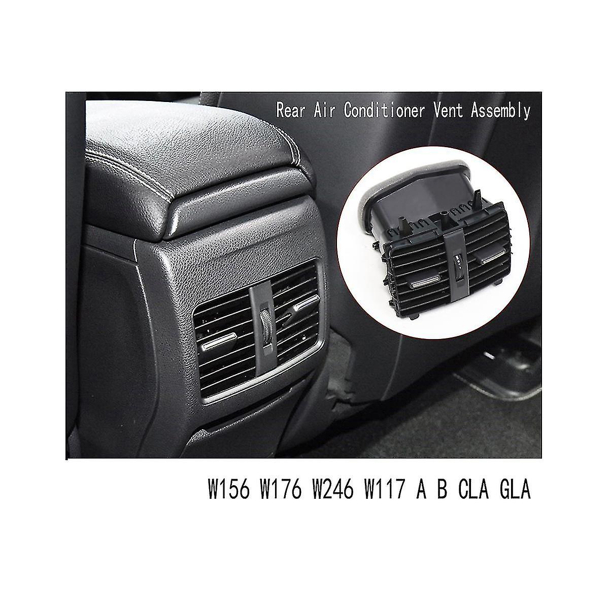 Black Rear Air Conditioner Ac Vent Assembly Ventilation Grille For W156 W176 W246 W117 Cla Gla 2468