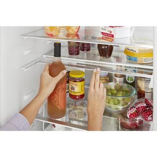 Whirlpool 24 in. 12.7 cu. ft. Bottom Freezer Refrigerator in Fingerprint Resistant Stainless Counter Depth WRB543CMJZ