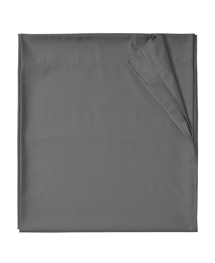 California Design Den Luxury Full Size Flat Sheet Only - 600 Thread Count 100% Cotton Sateen - Soft， Breathable and Durable Top Sheet by California Design Den