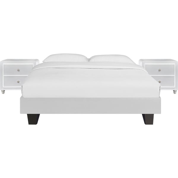 Acton Low-Profile Platform Bed with nightstand - - 30885432