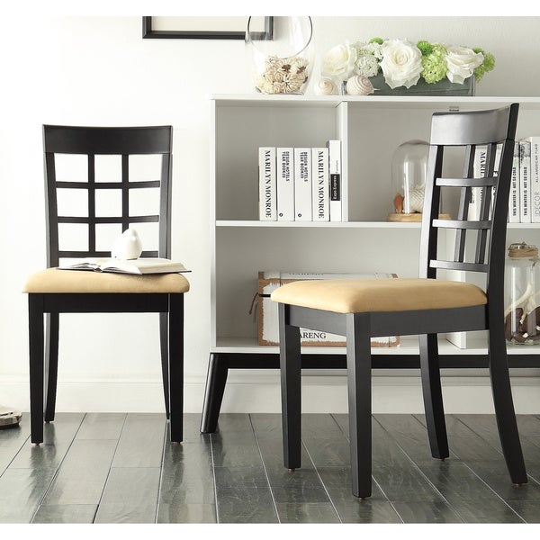 Wilmington Black Dining Chair (Set of 2) by iNSPIRE Q Classic