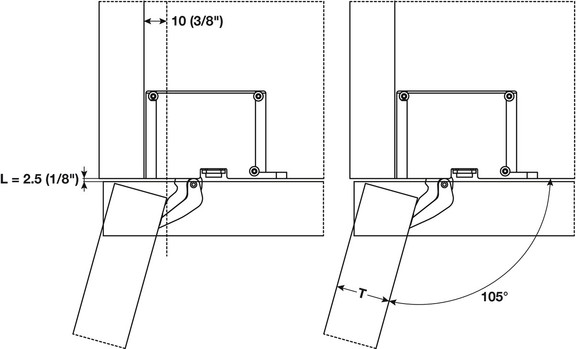 Hafele Hinge  Salice Air  105  176