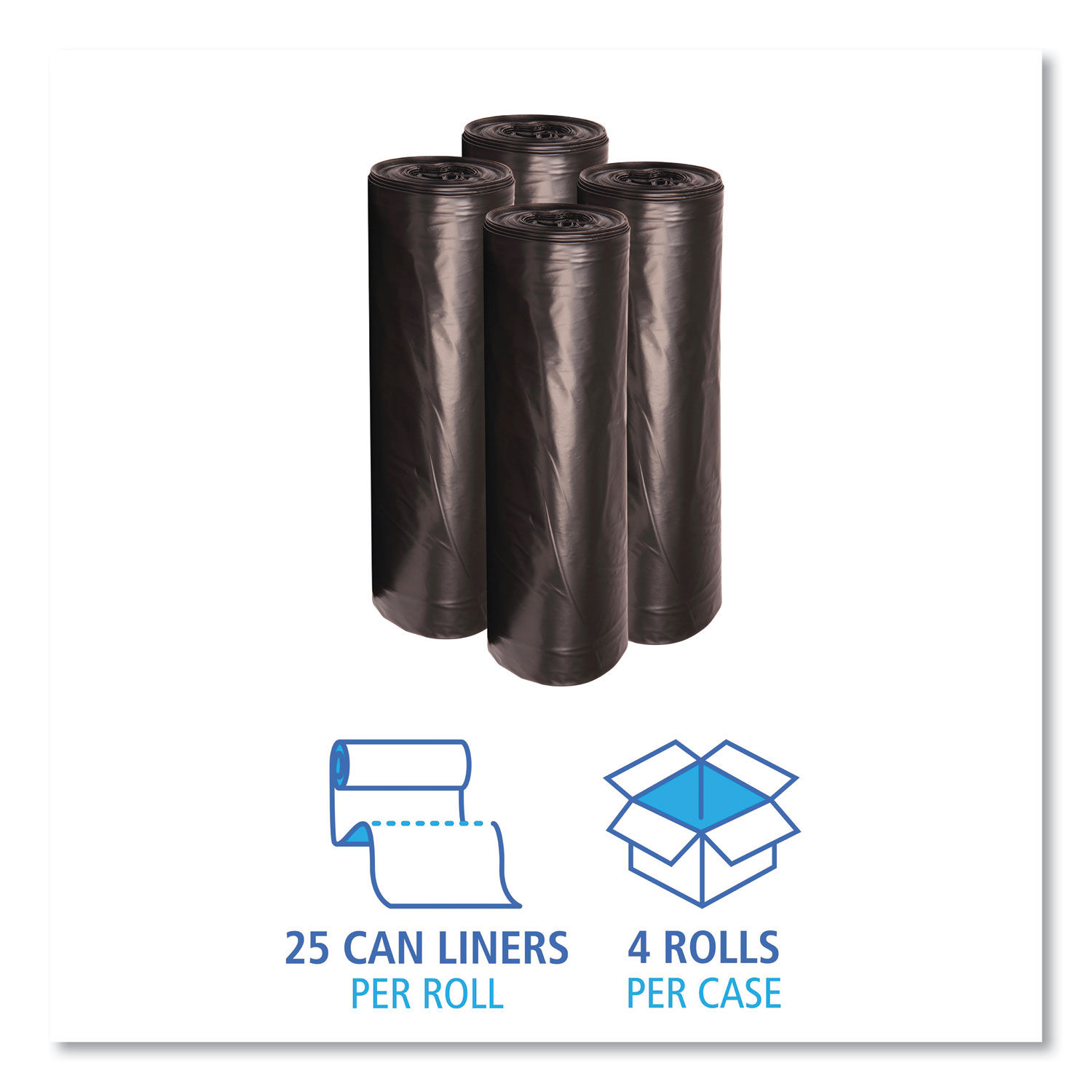 Low-Density Waste Can Liners by Boardwalkandreg; BWK4046H