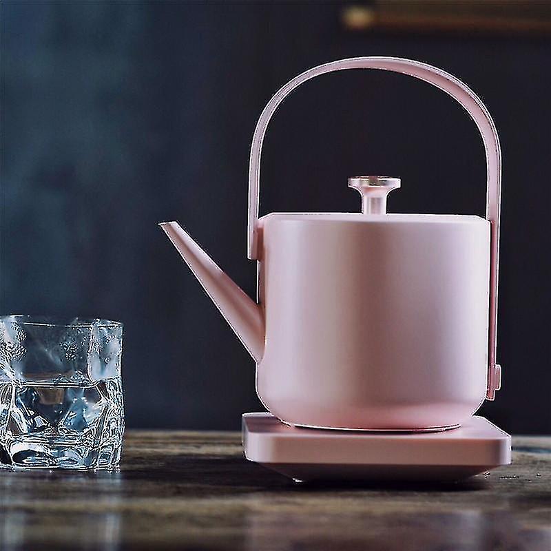 Retro Electric Kettle With Handle 600ml Simple Design Water Boiler Tea Coffee Pot Fast Boiling