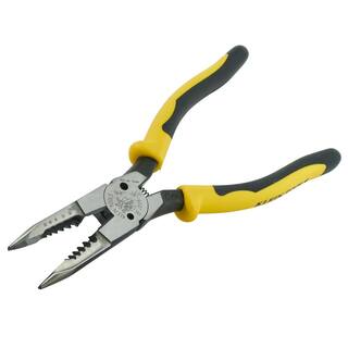 Klein Tools 8-38 in. All Purpose Pliers with Spring J2068CSEN