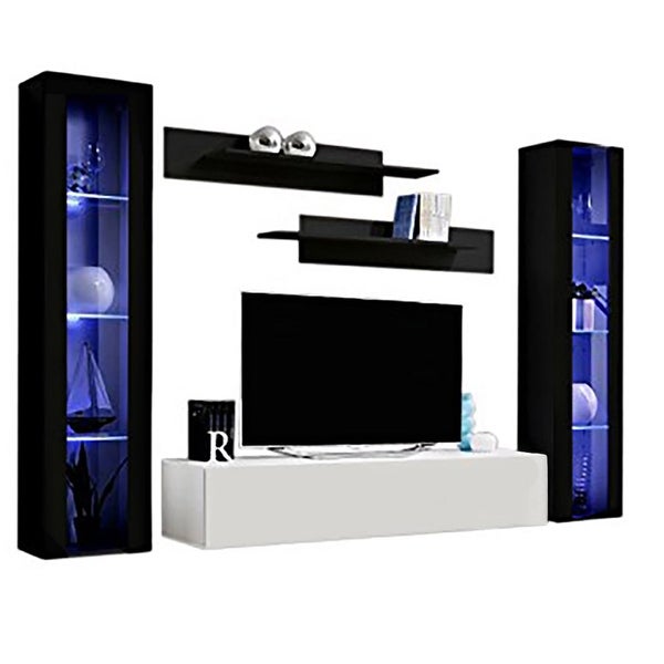 Fly AB2 30TV Wall-Mounted Floating Modern Entertainment Center