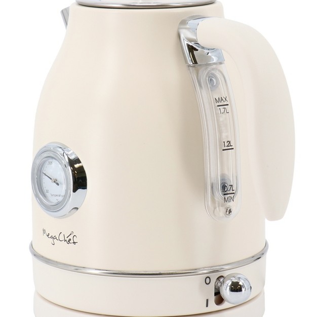 Megachef 1 7 Liter Electric Tea Kettle And 2 Slice Toaster Combo