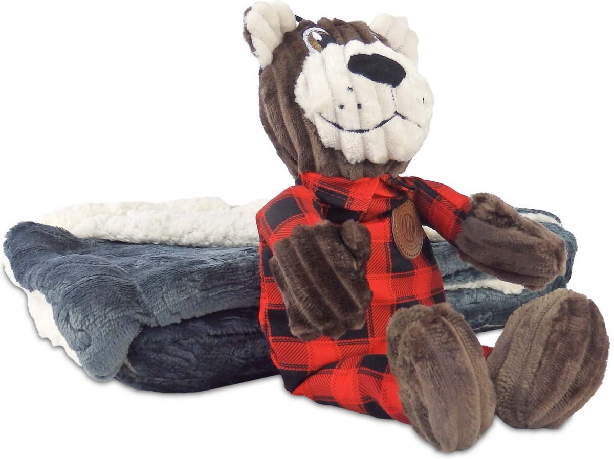 American Kennel Club Dog Blanket and Plush Bear Set