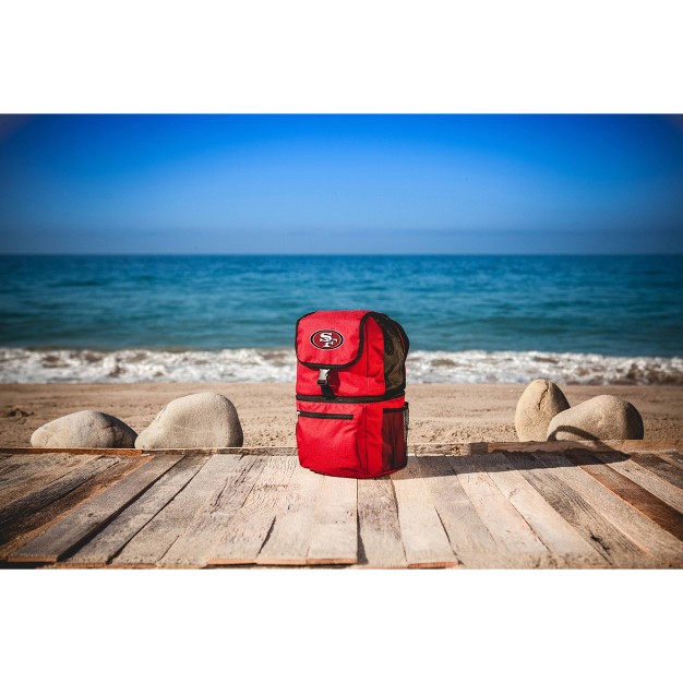 Nfl Zuma Cooler Backpack By Picnic Time Red 12 66qt