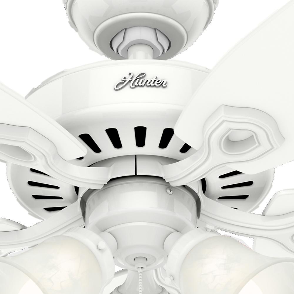 Hunter Builder Plus 52 in. Indoor Ceiling Fan with Light