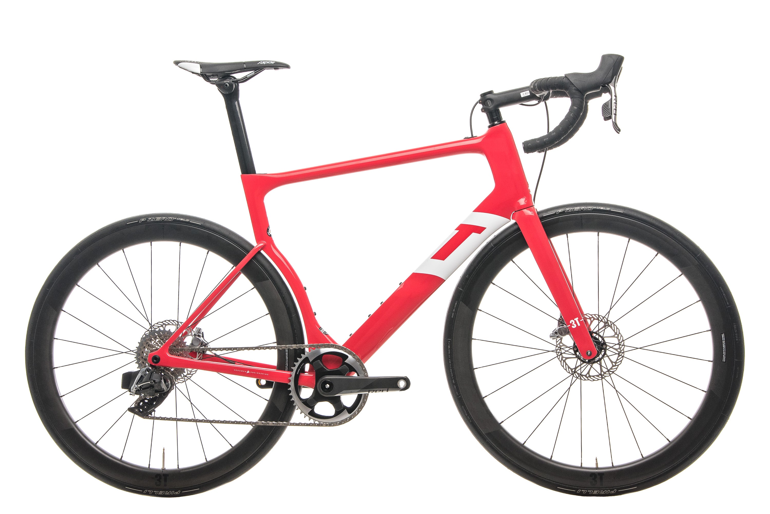 3T Strada Team Red AXS eTap Road Bike - 2020, X-Large