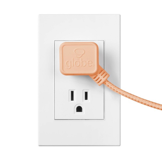 Globe Electric 9 x27 3 Outlet Extension Cord Apricot