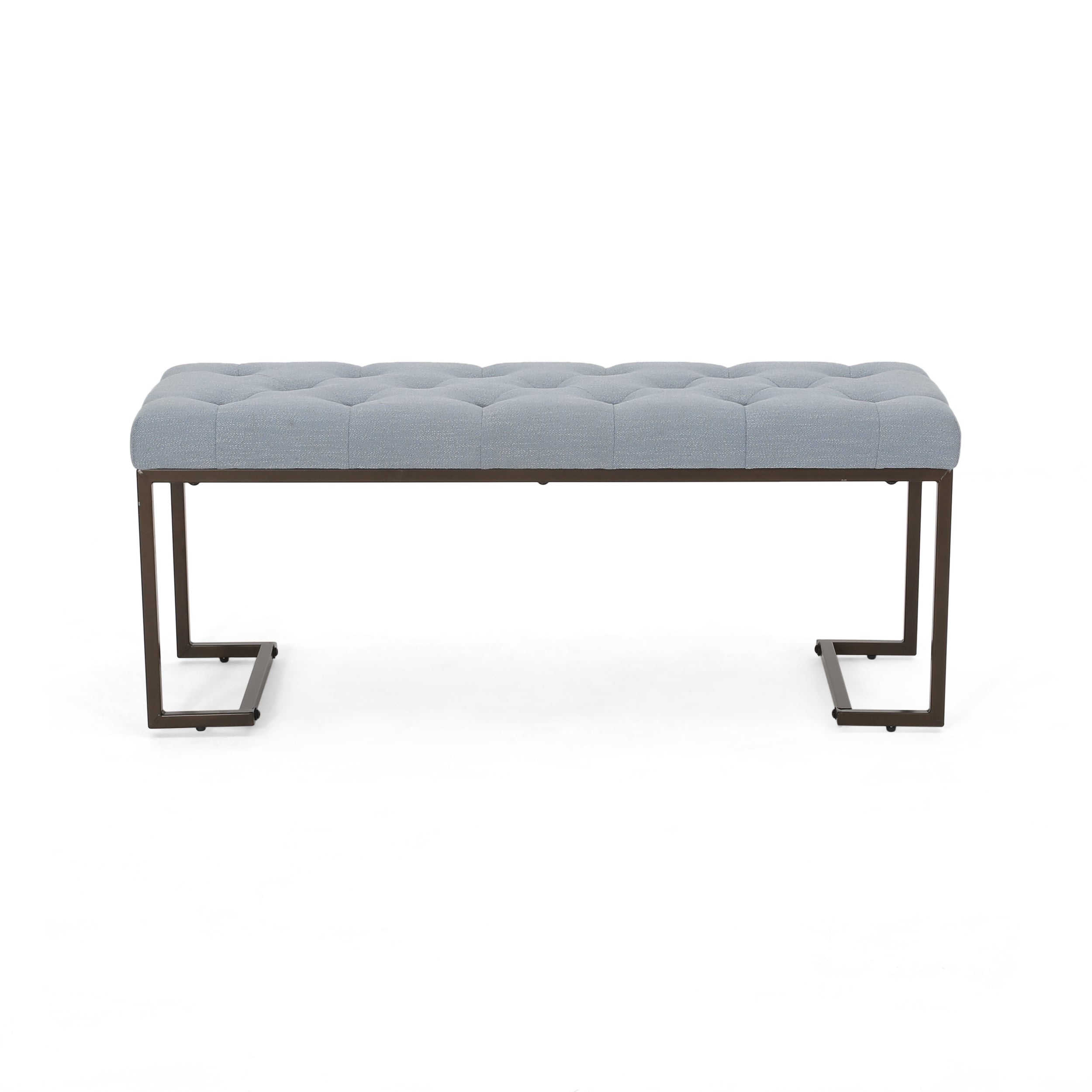 Gladys Modern Fabric Bench