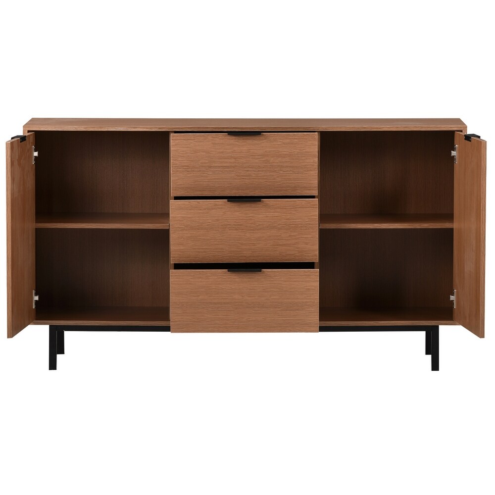 Sideboard Particleboard with Wood Grain Stickers