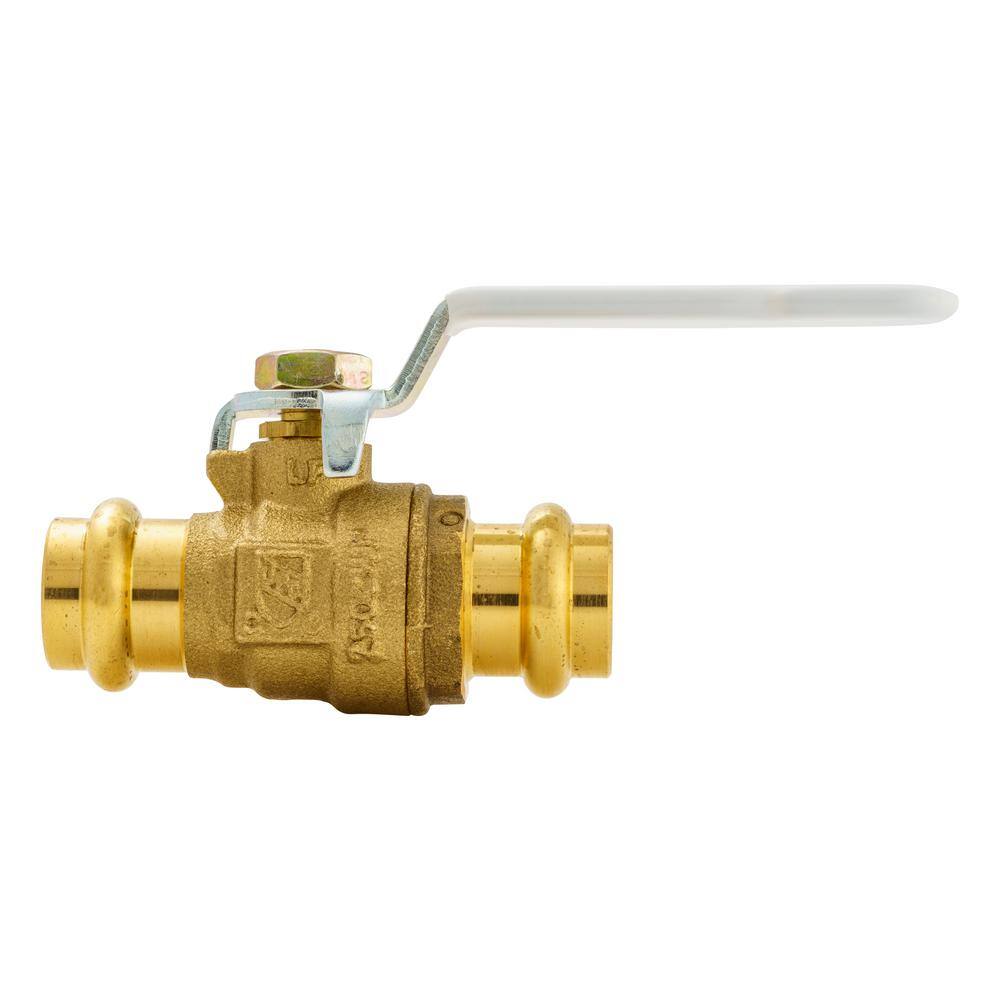 Mueller Streamline 12 in. Brass Press x Press Ball Valve 117-723HPV