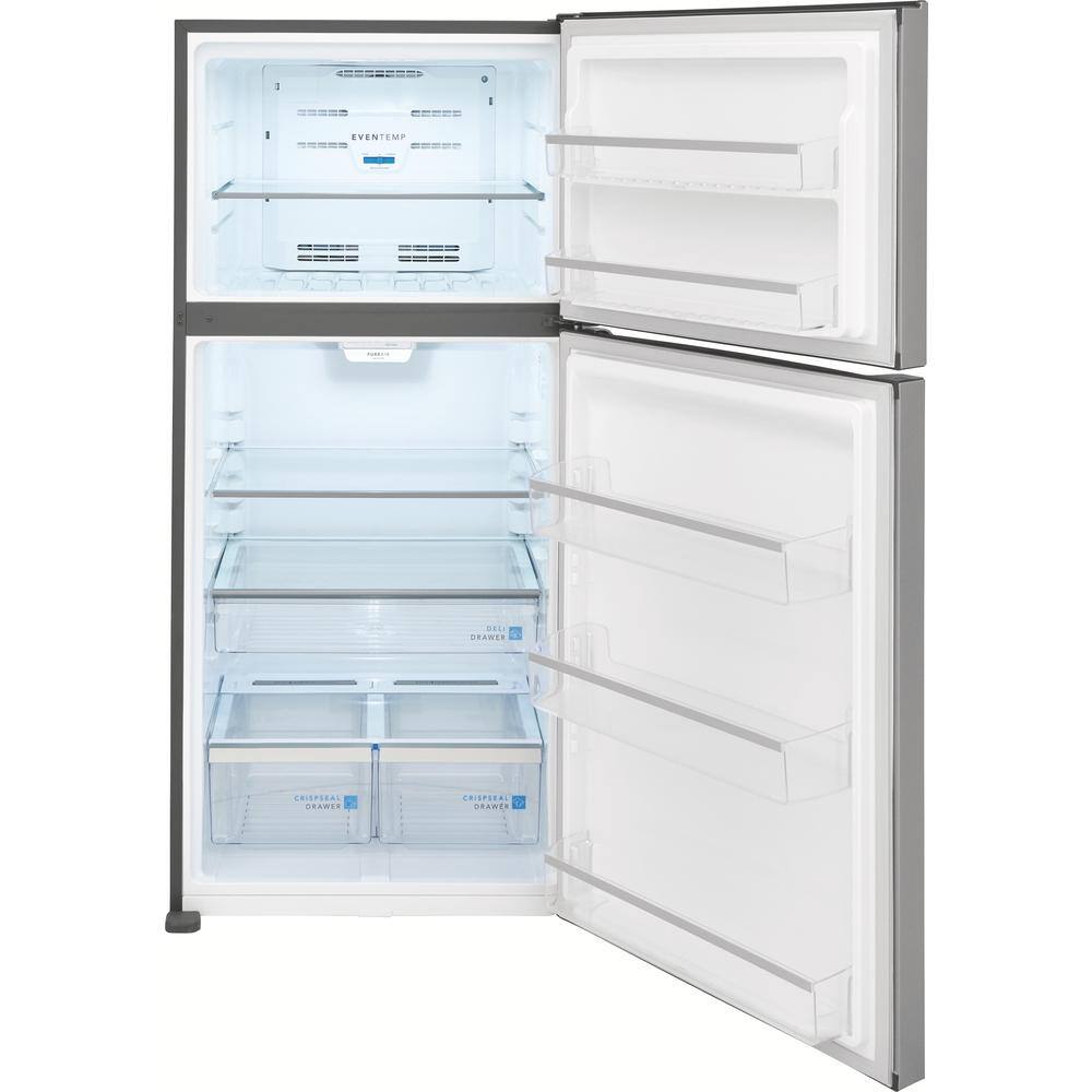 FRIGIDAIRE GALLERY 20.0 cu. ft. Top Freezer Refrigerator in Smudge-Proof Stainless Steel FGHT2055VF